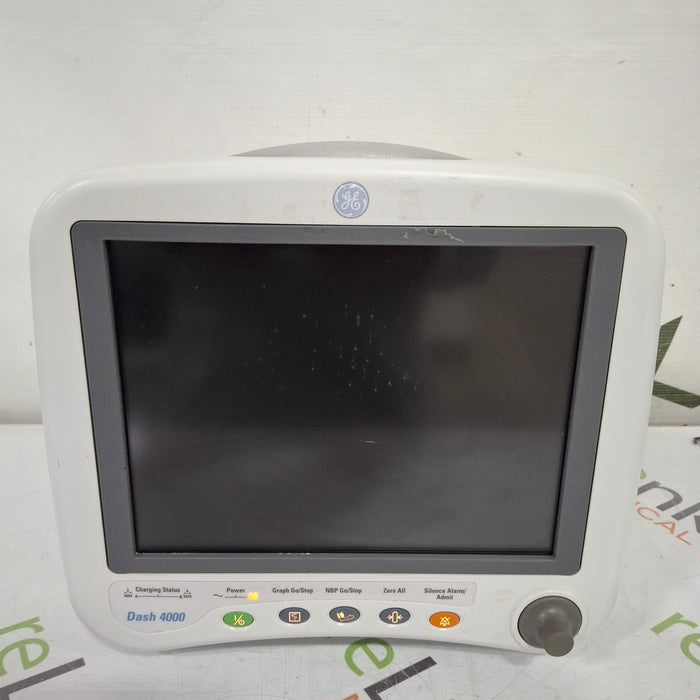 GE Healthcare Dash 4000 - Masimo SpO2 Patient Monitor