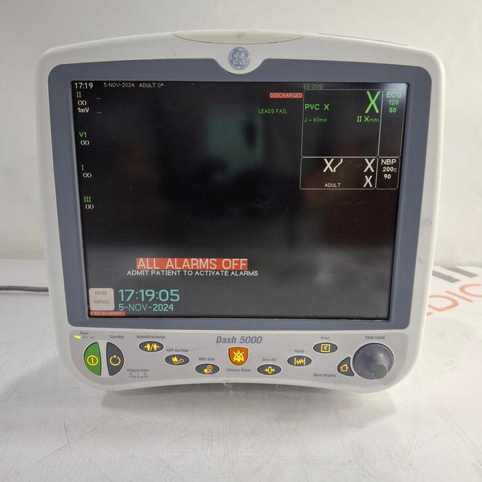 GE Healthcare GE Healthcare Dash 5000 - Masimo SpO2 Patient Monitor Patient Monitors reLink Medical