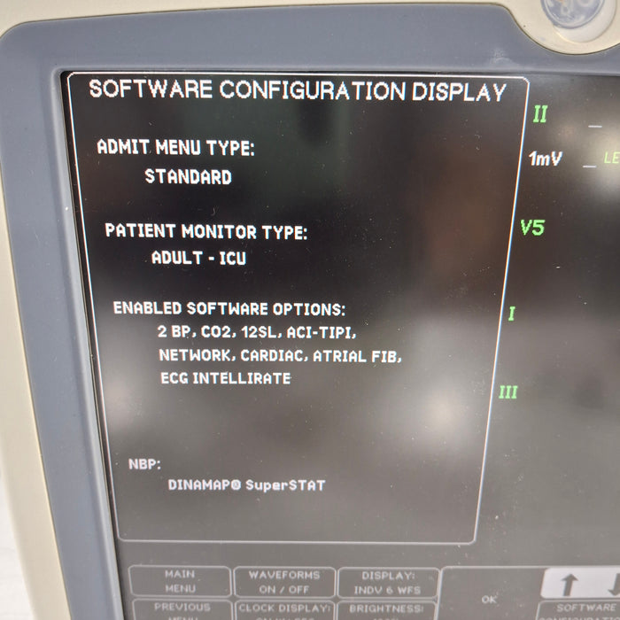 GE Healthcare Dash 5000 - Masimo SpO2 Patient Monitor