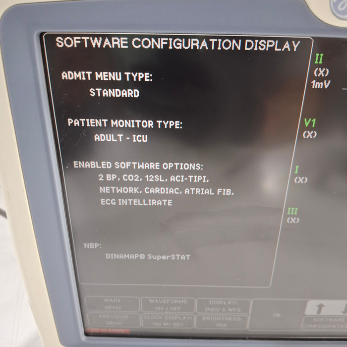 GE Healthcare Dash 5000 - Masimo SpO2 Patient Monitor