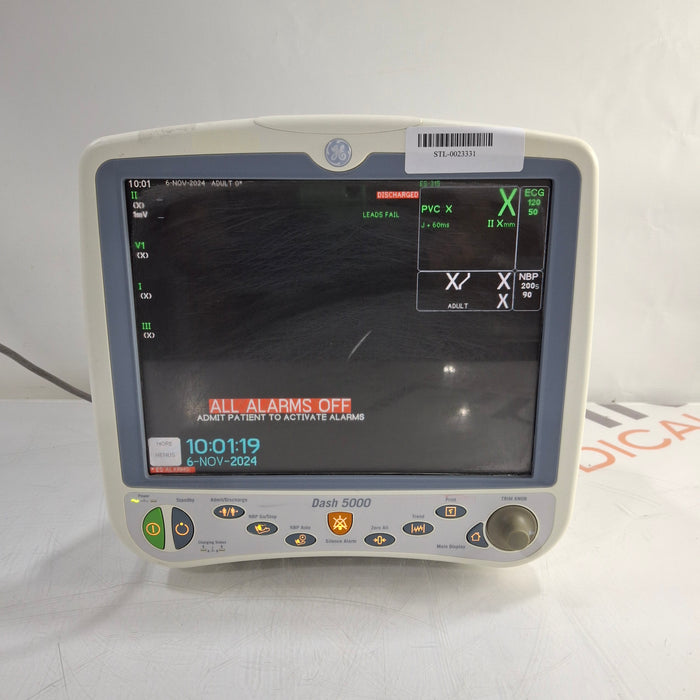 GE Healthcare Dash 5000 - Masimo SpO2 Patient Monitor