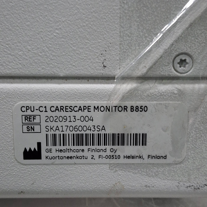 GE Healthcare Carescape B850 CPU Assy