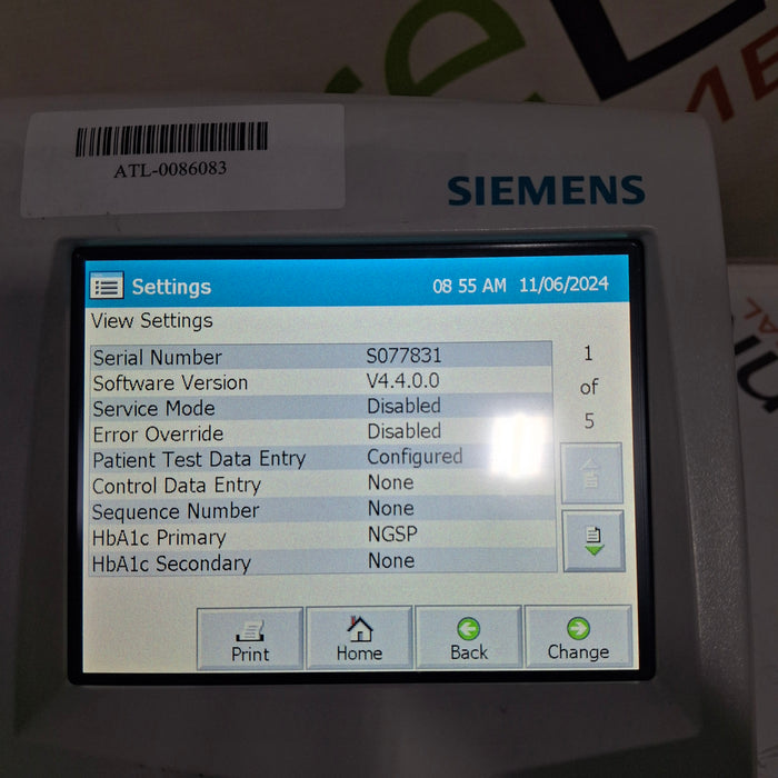 Siemens DCA Vantage Analyzer