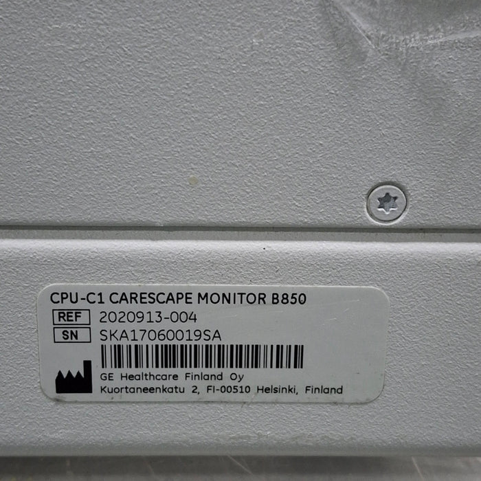 GE Healthcare Carescape B850 CPU Assy