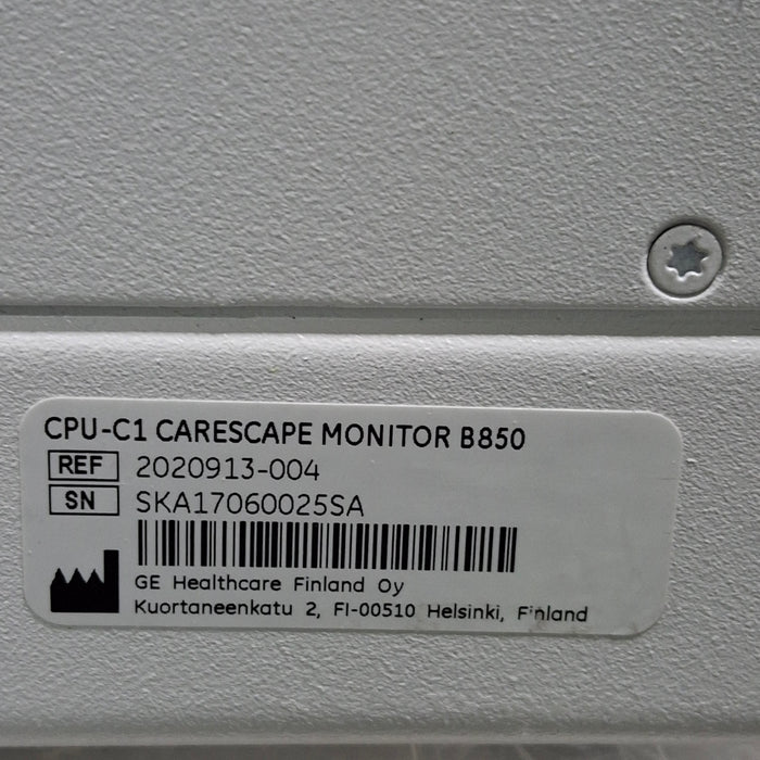 GE Healthcare Carescape B850 CPU Assy