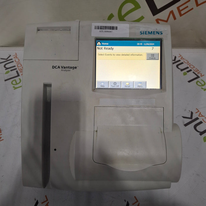 Siemens Siemens DCA Vantage Analyzer Clinical Lab reLink Medical
