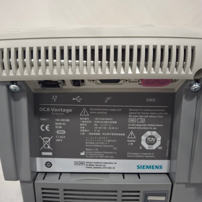 Siemens Siemens DCA Vantage Analyzer Clinical Lab reLink Medical
