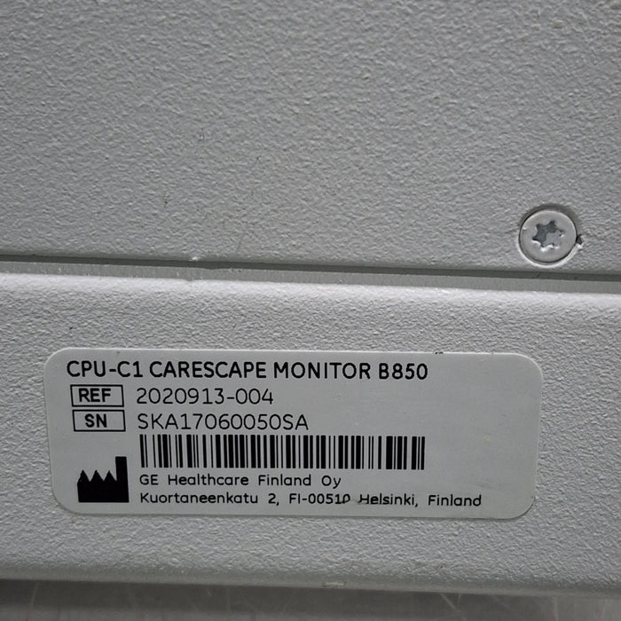 GE Healthcare Carescape B850 CPU Assy