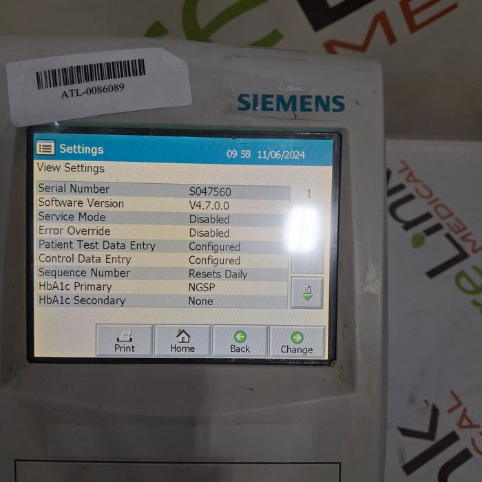 Siemens DCA Vantage Analyzer