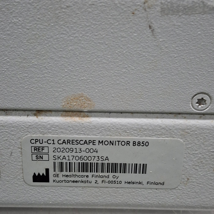 GE Healthcare Carescape B850 CPU Assy