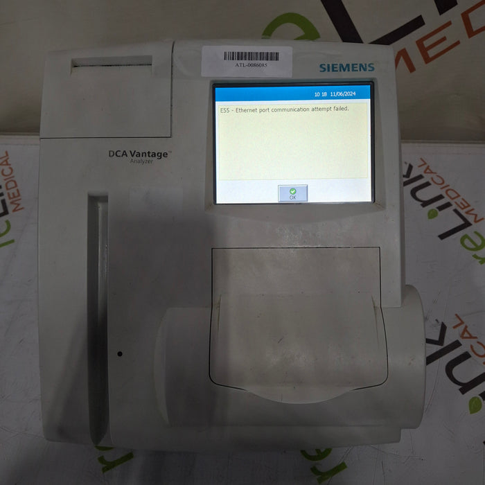 Siemens Siemens DCA Vantage Analyzer Clinical Lab reLink Medical