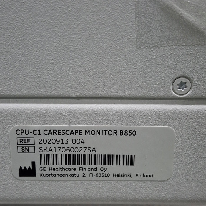 GE Healthcare Carescape B850 CPU Assy