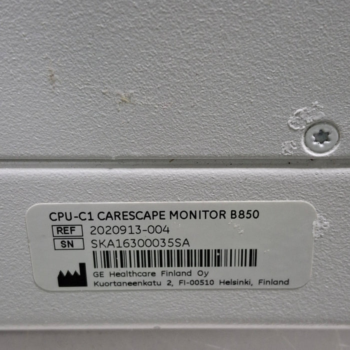 GE Healthcare Carescape B850 CPU Assy