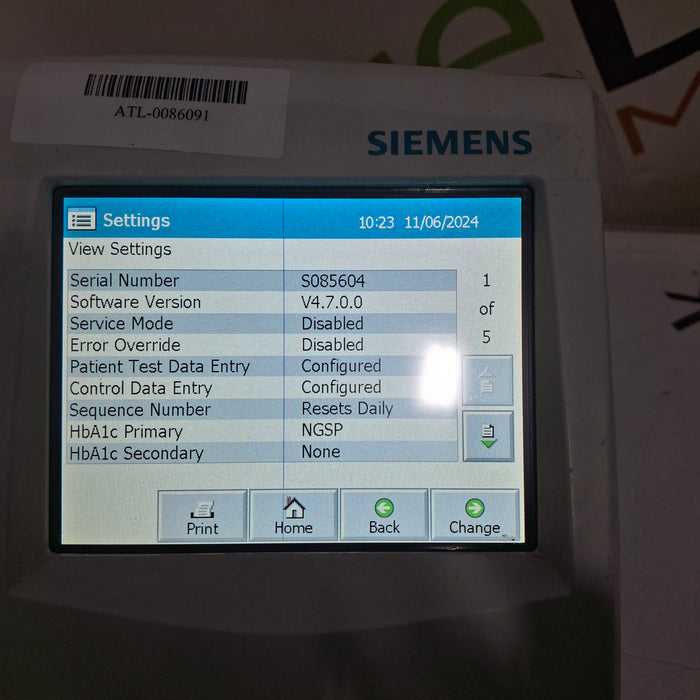 Siemens DCA Vantage Analyzer