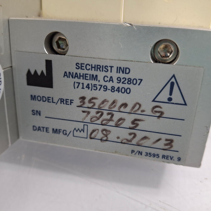 Sechrist Sechrist 3500 Low Flow Air-Oxygen Mixer Respiratory reLink Medical