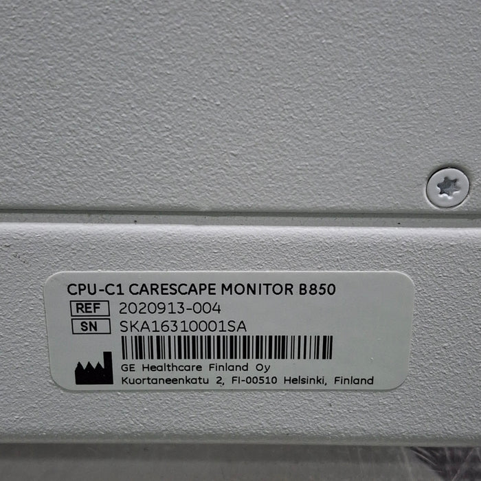 GE Healthcare Carescape B850 CPU Assy