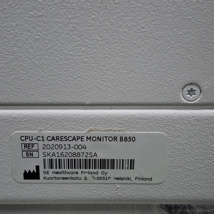 GE Healthcare Carescape B850 CPU Assy