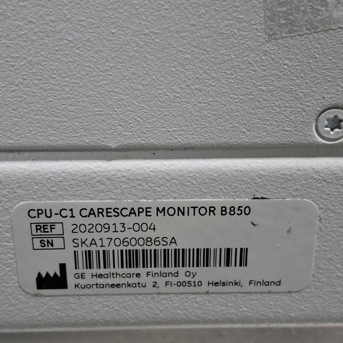 GE Healthcare Carescape B850 CPU Assy