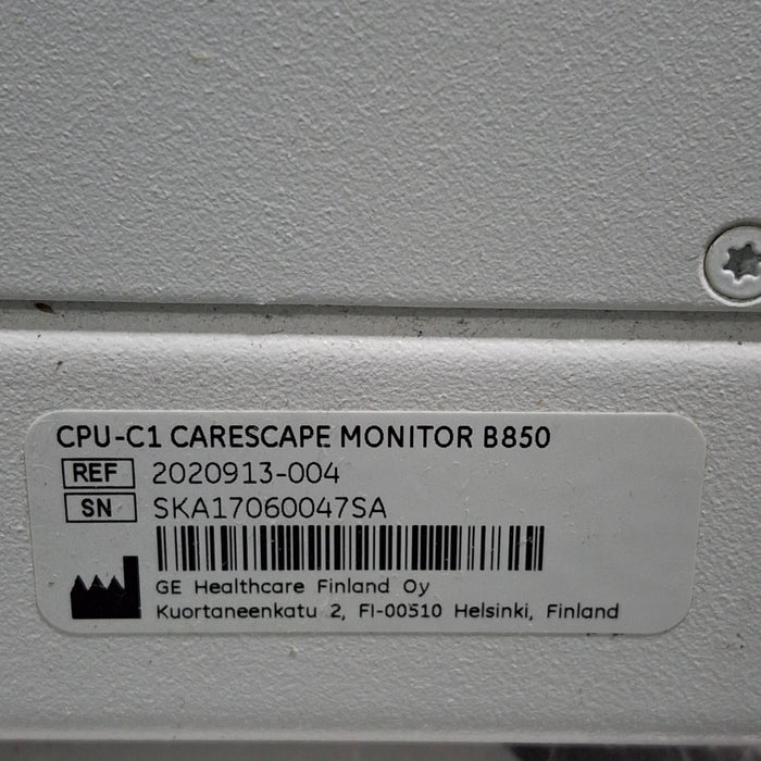 GE Healthcare Carescape B850 CPU Assy