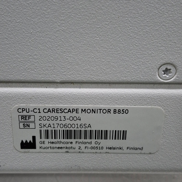 GE Healthcare Carescape B850 CPU Assy