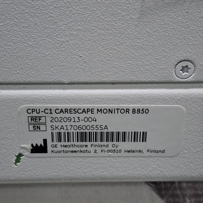 GE Healthcare Carescape B850 CPU Assy