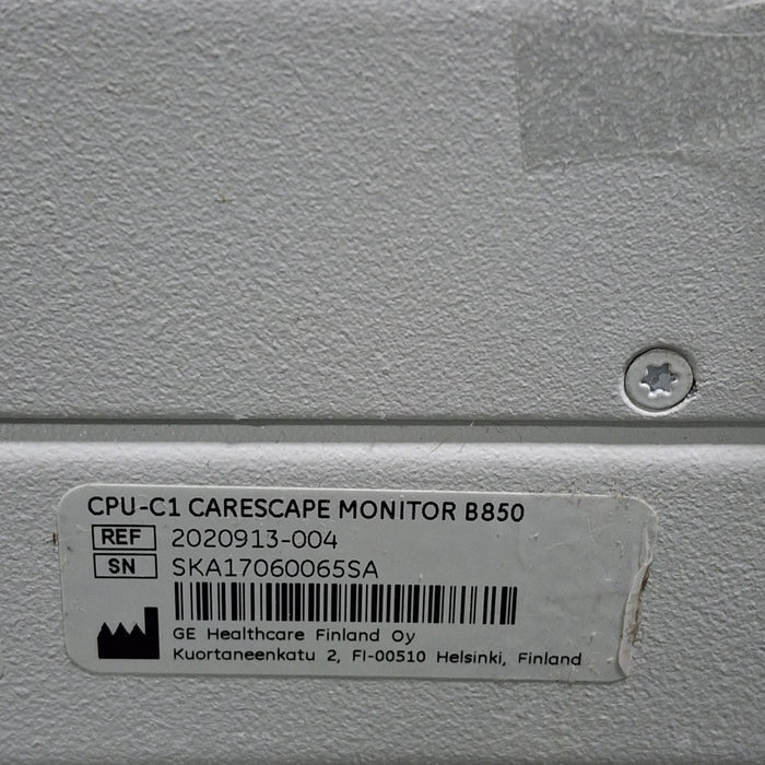 GE Healthcare Carescape B850 CPU Assy