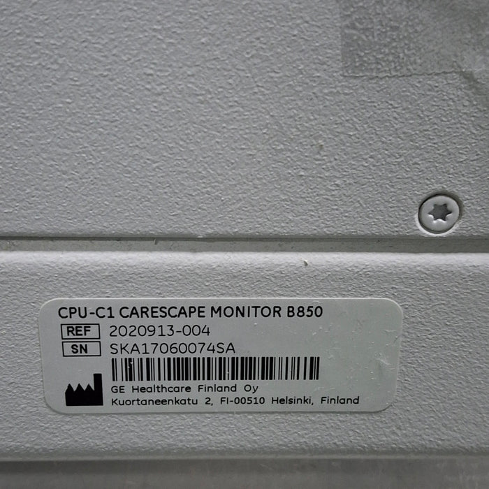 GE Healthcare Carescape B850 CPU Assy