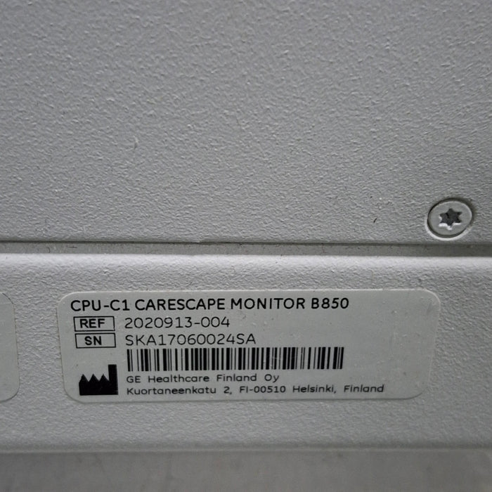 GE Healthcare Carescape B850 CPU Assy