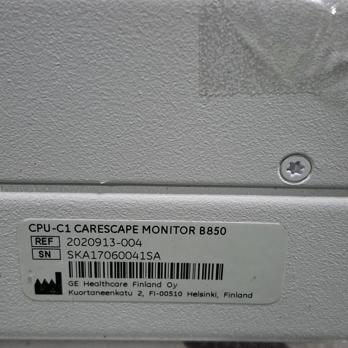 GE Healthcare Carescape B850 CPU Assy