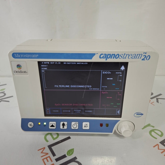 Oridion Capnostream 20 CAPNOGRAPHY MONITOR