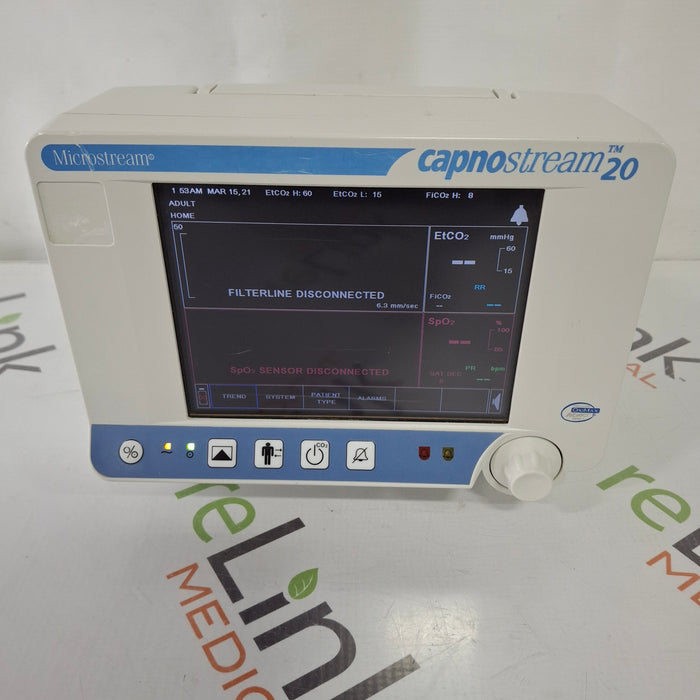 Oridion Capnostream 20 CAPNOGRAPHY MONITOR