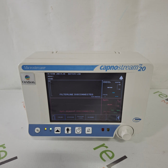 Oridion Capnostream 20 CAPNOGRAPHY MONITOR