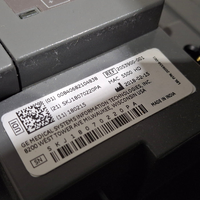 GE Healthcare MAC 5500 HD ECG without CAM Module