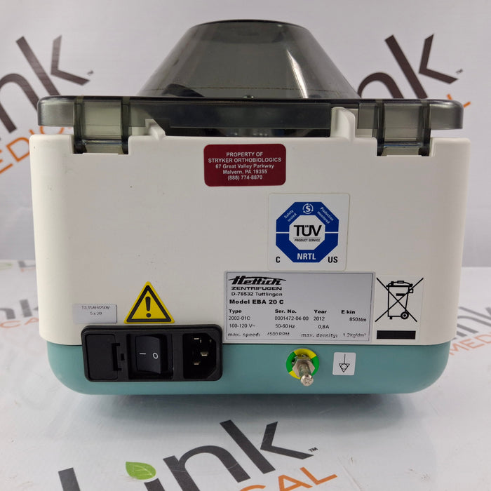 Hettich Instruments Hettich Instruments Zentrifugen EBA 20C Centrifuge Centrifuges reLink Medical