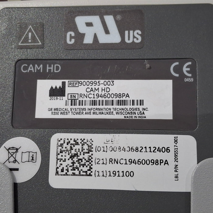 GE Healthcare MAC 5500 HD with CAM Module ECG System