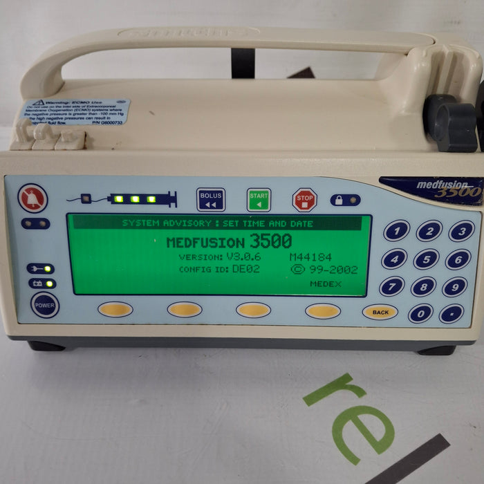 Smiths Medical Medfusion 3500 Syringe Infusion Pump