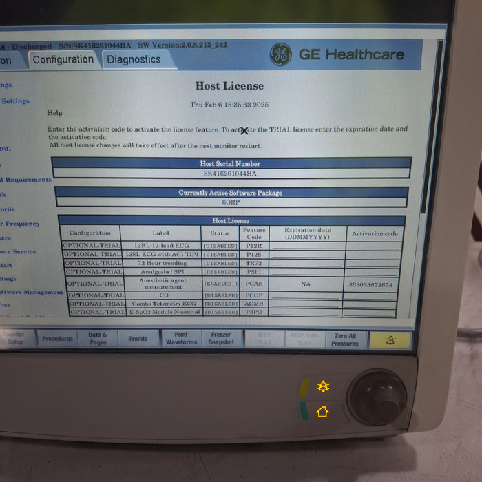GE Healthcare Carescape B650 Patient Monitor