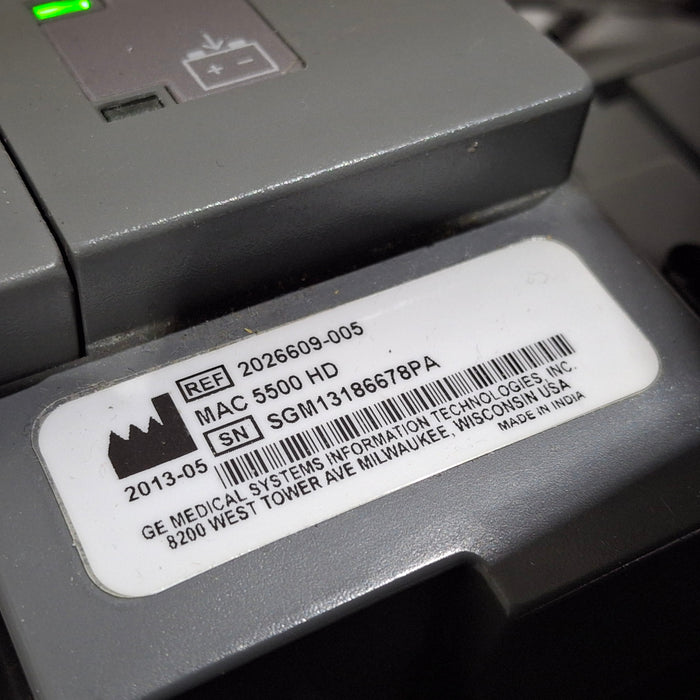 GE Healthcare MAC 5500 HD with CAM Module ECG System