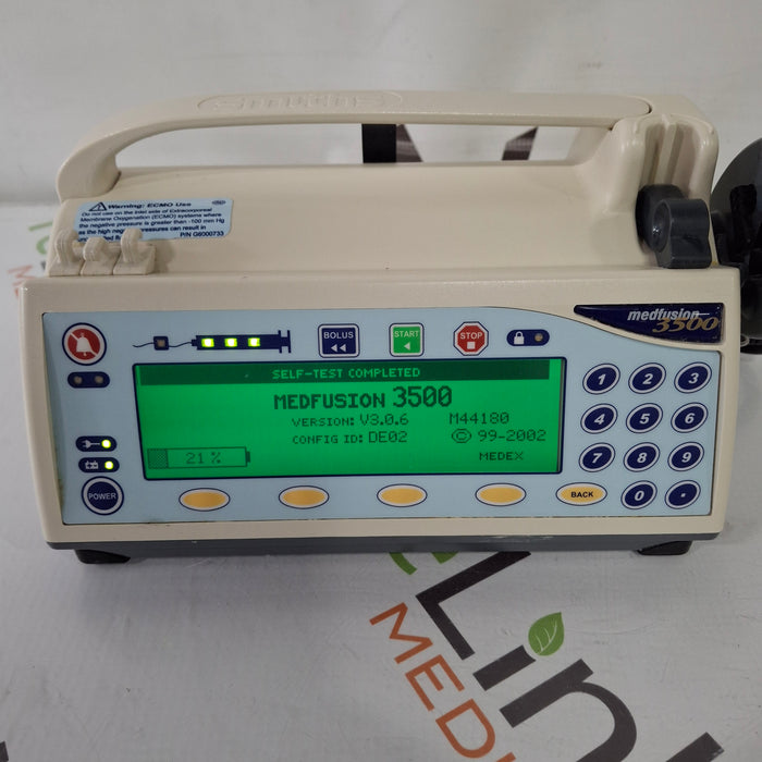 Smiths Medical Medfusion 3500 Syringe Infusion Pump