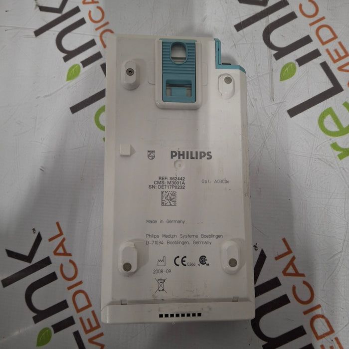 Philips M3001A-A03C06 Masimo SpO2, NIBP, ECG, Temp, IBP MMS Module