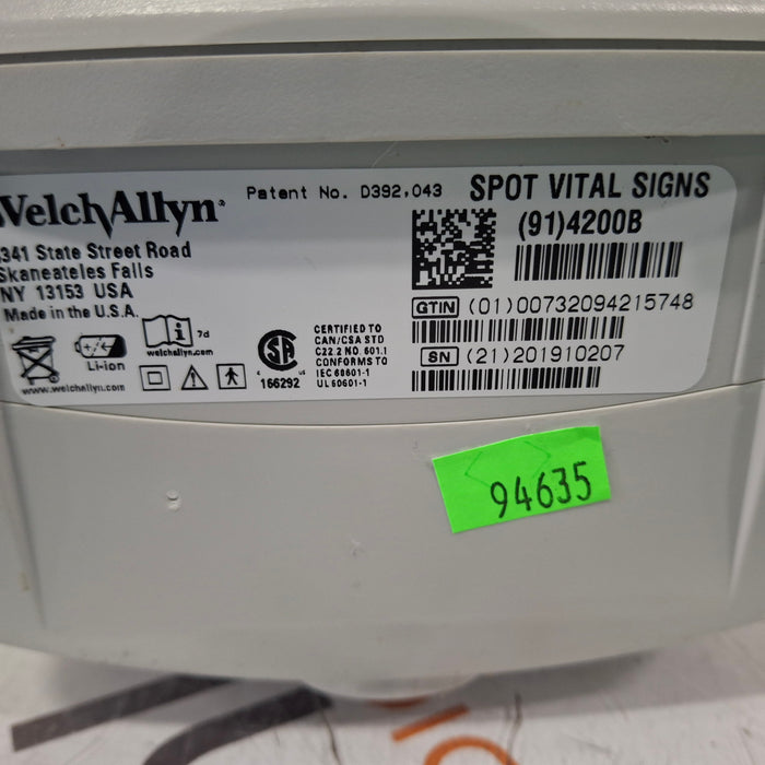 Welch Allyn Spot 420 - NIBP Vital Signs Monitor