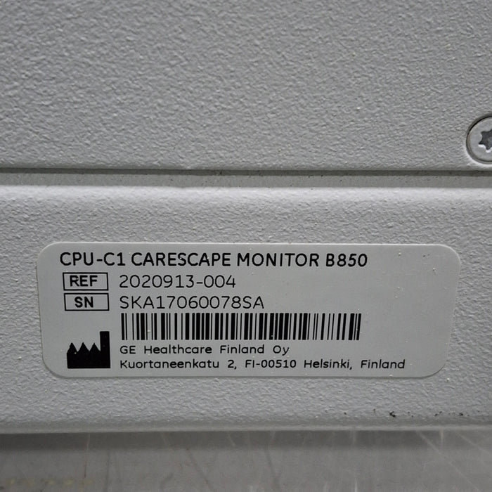 GE Healthcare Carescape B850 CPU Assy