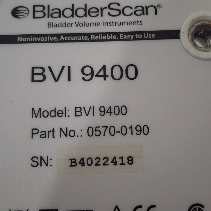 Verathon Medical, Inc BVI 9400 Bladderscan