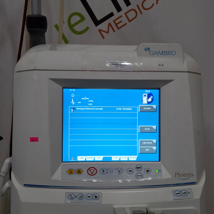 Gambro Phoenix Dialysis Machine