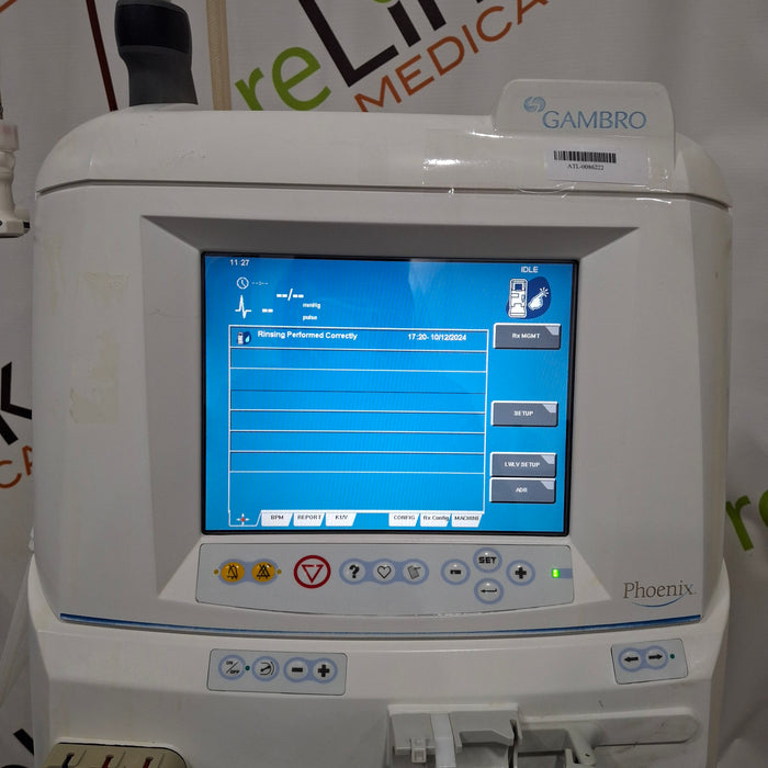 Gambro Phoenix Dialysis Machine