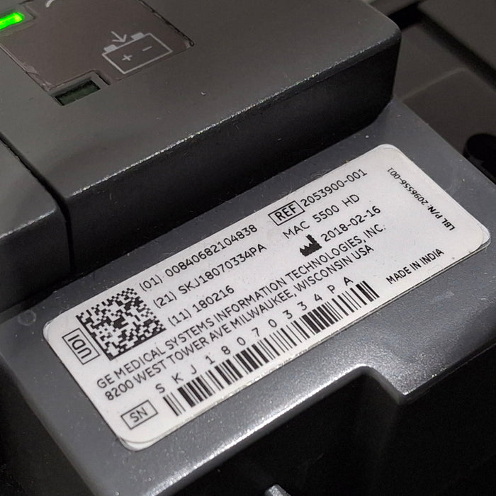 GE Healthcare MAC 5500 HD without CAM Module ECG System