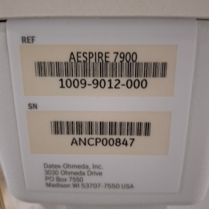 Datex-Ohmeda Aespire 7900 Anesthesia Unit