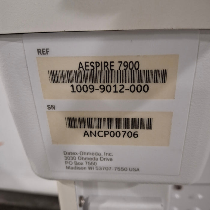 Datex-Ohmeda Aespire 7900 Anesthesia Unit