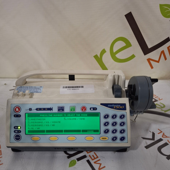 Smiths Medical Medfusion 3500 Syringe Infusion Pump