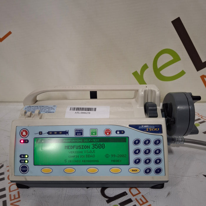 Smiths Medical Medfusion 3500 Syringe Infusion Pump